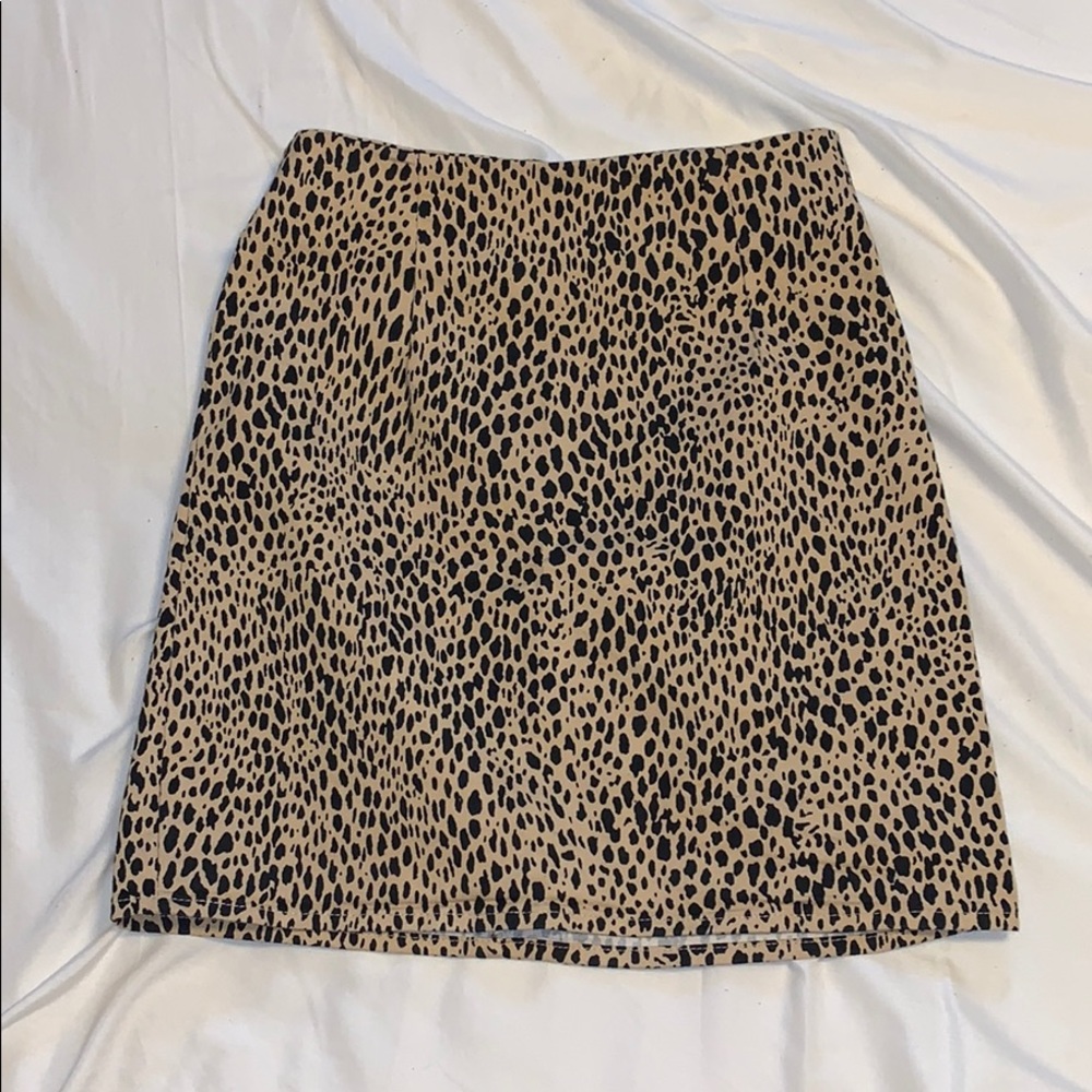 brandy melville cheetah skirt